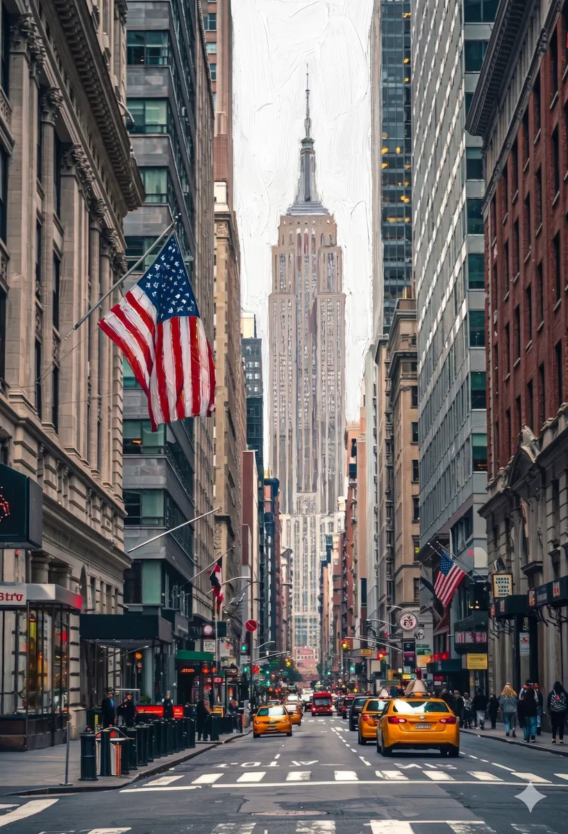 Empire State Flag Street