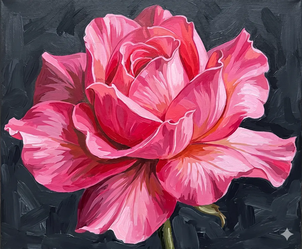 Pink Camellia Closeup